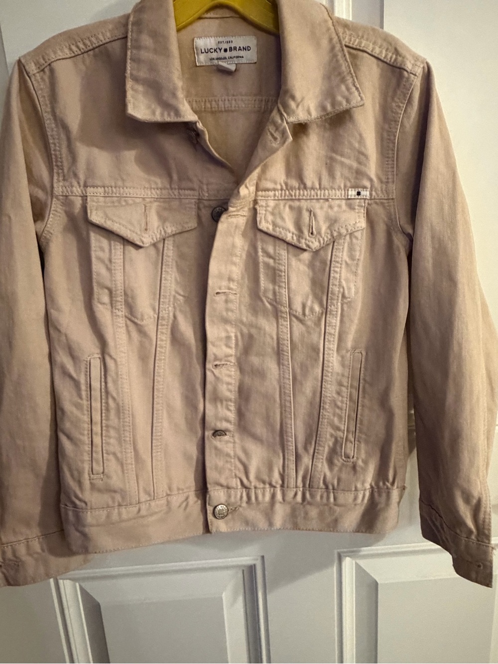 Lucky Brand Men’s Light Beige Shirt Jacket